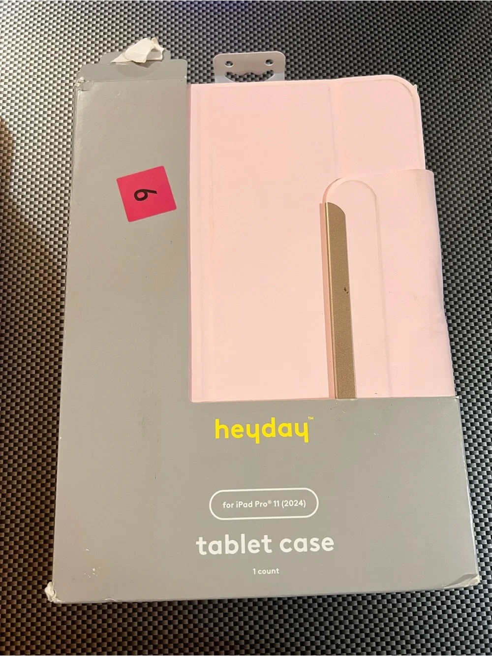heyday Light Pink iPad Pro 11 (2024) Case with Gold Accent